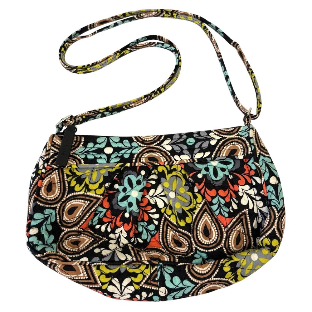 Vera Bradley Mini Frannie Quilted Sierra Floral Crossbody Purse Bag Retired